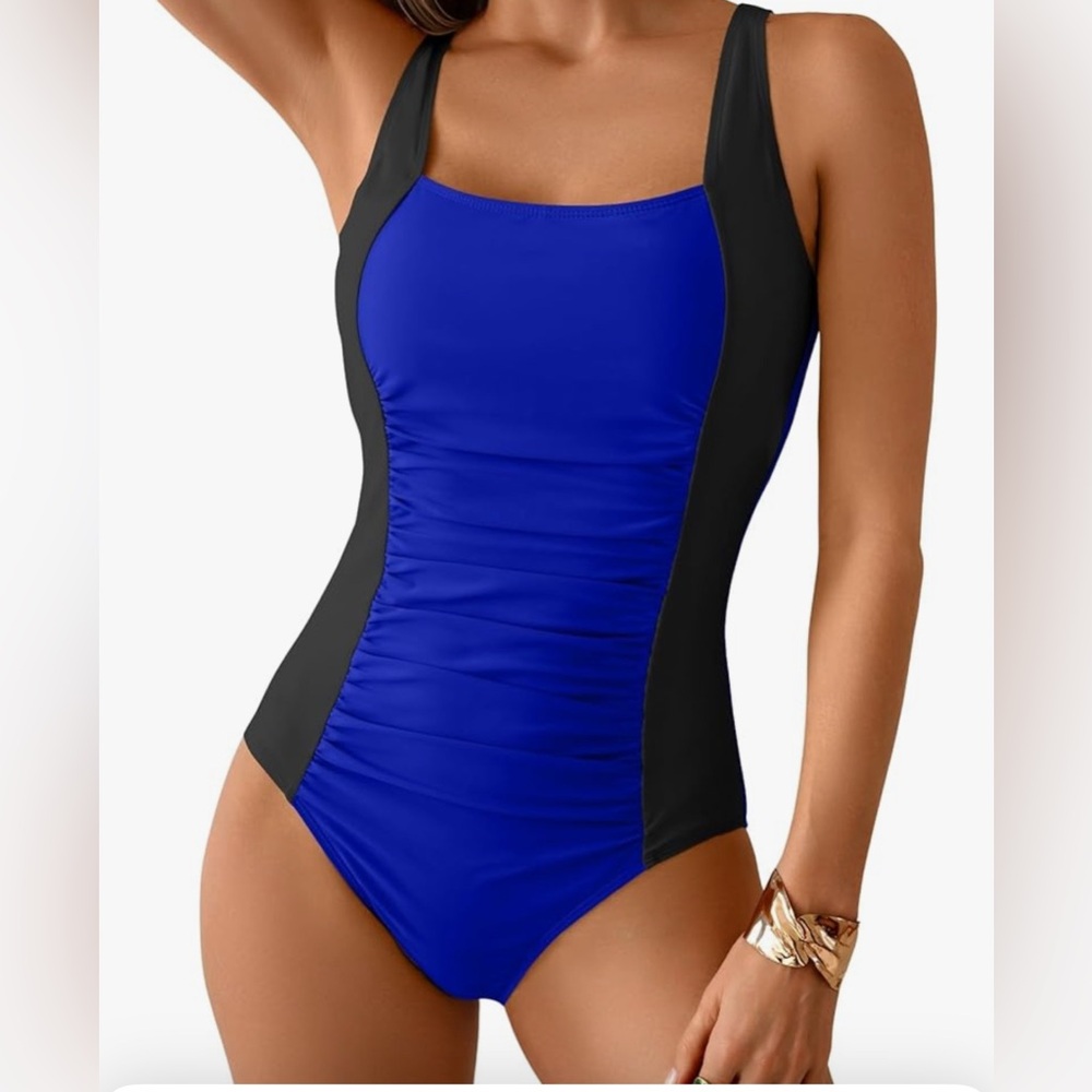 Aidonger Women's One Piece Tummy Control Swimsuit 2XL